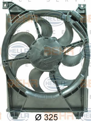 Behr-Hella 8EW 351 034-571 Hub, engine cooling fan wheel 8EW351034571