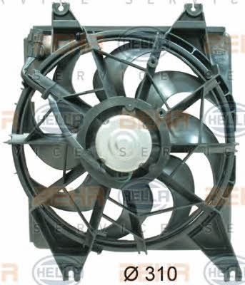 Behr-Hella 8EW 351 034-671 Hub, engine cooling fan wheel 8EW351034671