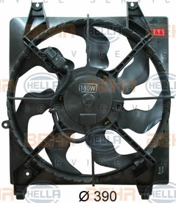 Behr-Hella 8EW 351 034-721 Hub, engine cooling fan wheel 8EW351034721
