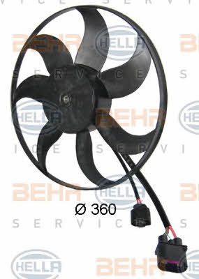 Behr-Hella 8EW 351 039-171 Hub, engine cooling fan wheel 8EW351039171