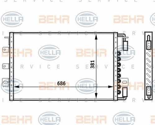 Cooler Module Behr-Hella 8FC 351 024-131