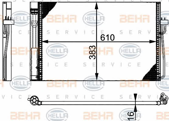 Behr-Hella 8FC 351 301-331 Cooler Module 8FC351301331