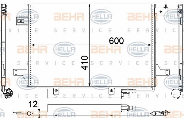 Behr-Hella 8FC 351 301-671 Cooler Module 8FC351301671