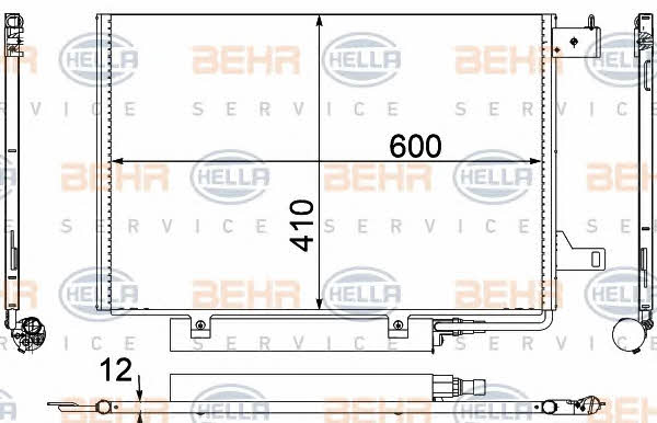 Behr-Hella 8FC 351 301-681 Cooler Module 8FC351301681