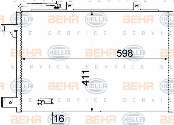 Behr-Hella 8FC 351 301-684 Cooler Module 8FC351301684