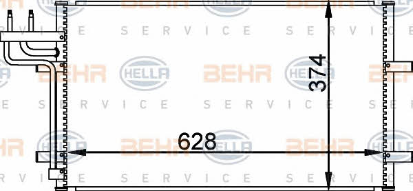 Behr-Hella 8FC 351 301-731 Cooler Module 8FC351301731