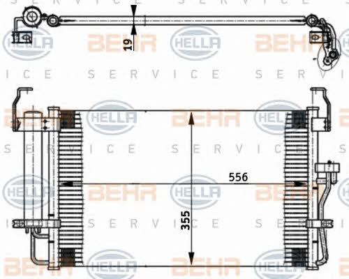 Behr-Hella 8FC 351 302-161 Cooler Module 8FC351302161