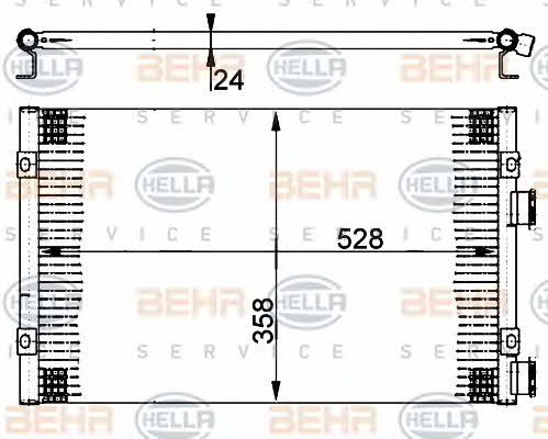 Behr-Hella 8FC 351 302-241 Cooler Module 8FC351302241
