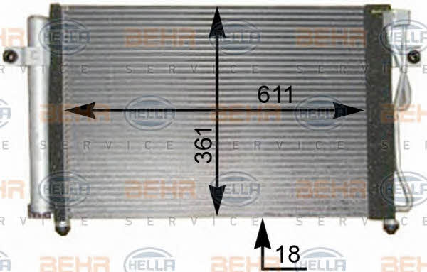 Behr-Hella 8FC 351 302-291 Cooler Module 8FC351302291
