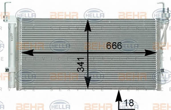 Behr-Hella 8FC 351 302-331 Cooler Module 8FC351302331
