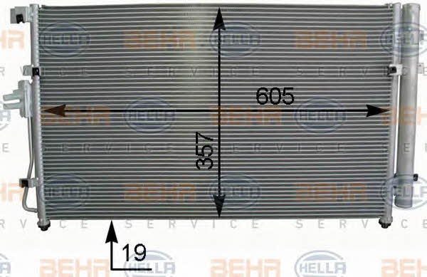 Behr-Hella 8FC 351 302-341 Cooler Module 8FC351302341