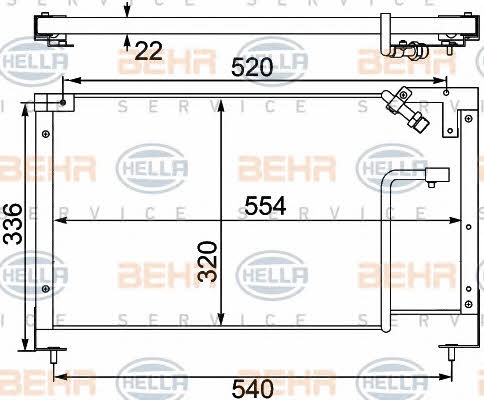 Behr-Hella 8FC 351 304-171 Cooler Module 8FC351304171
