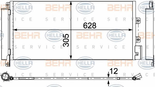 Behr-Hella 8FC 351 304-251 Cooler Module 8FC351304251