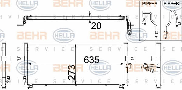 Behr-Hella 8FC 351 306-341 Cooler Module 8FC351306341