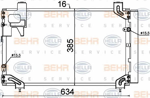 Cooler Module Behr-Hella 8FC 351 318-751