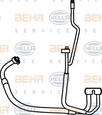 Coolant pipe Behr-Hella 9GS 351 337-221