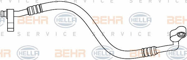 Coolant pipe Behr-Hella 9GS 351 337-541