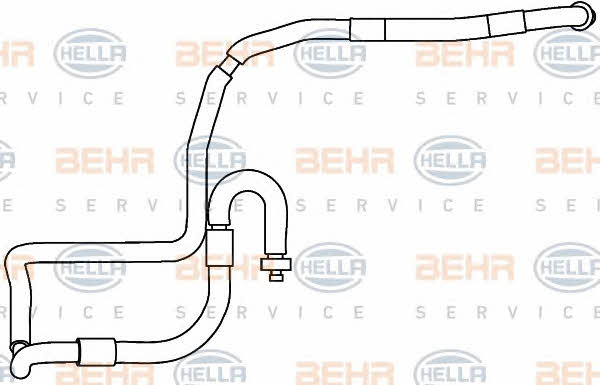 Coolant pipe Behr-Hella 9GS 351 337-571