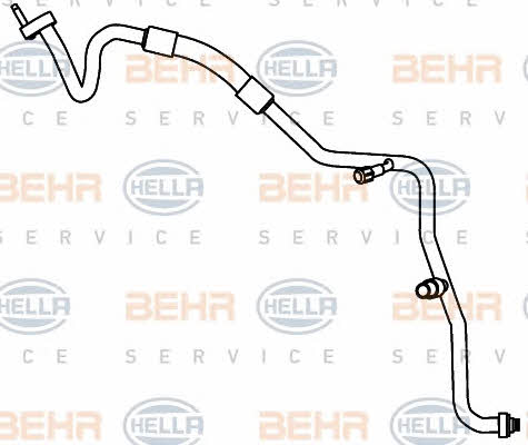 Coolant pipe Behr-Hella 9GS 351 338-071
