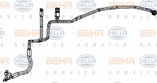Coolant pipe Behr-Hella 9GS 351 338-261