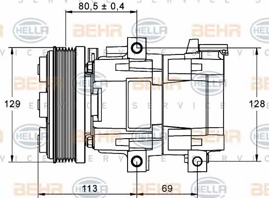 Buy Behr-Hella 8FK351113391 – good price at EXIST.AE!