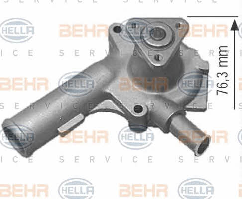 Behr-Hella 8MP 376 801-754 Water pump 8MP376801754