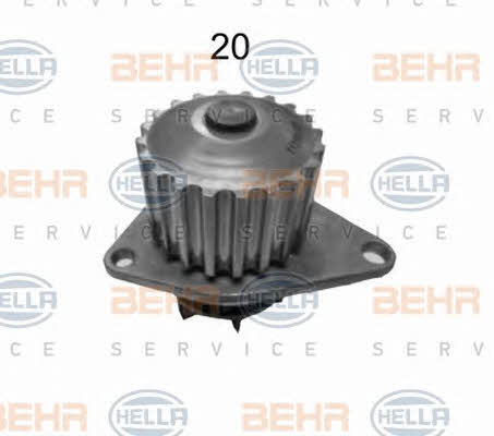Behr-Hella 8MP 376 800-204 Water pump 8MP376800204