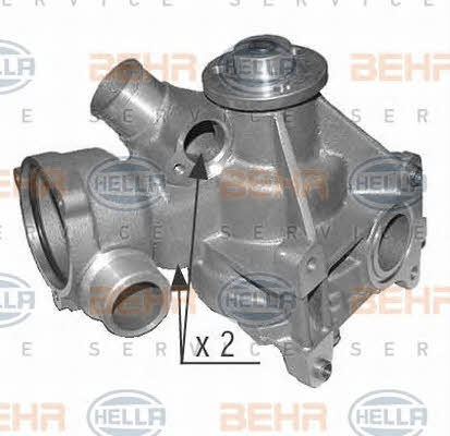 Behr-Hella 8MP 376 803-534 Water pump 8MP376803534