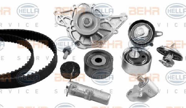 Behr-Hella 8MP 376 877-801 TIMING BELT KIT WITH WATER PUMP 8MP376877801