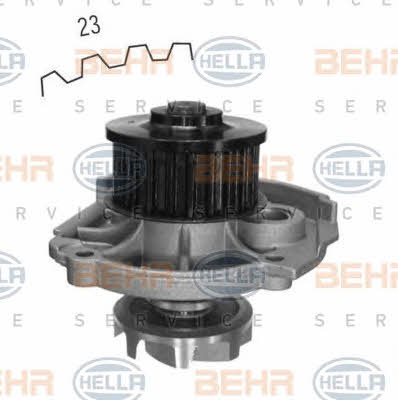 Behr-Hella 8MP 376 810-004 Water pump 8MP376810004