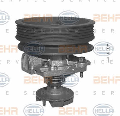 Behr-Hella 8MP 376 803-234 Water pump 8MP376803234
