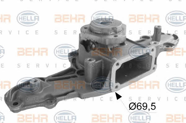 Behr-Hella 8MP 376 802-354 Water pump 8MP376802354