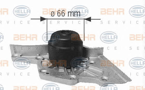 Behr-Hella 8MP 376 802-514 Water pump 8MP376802514