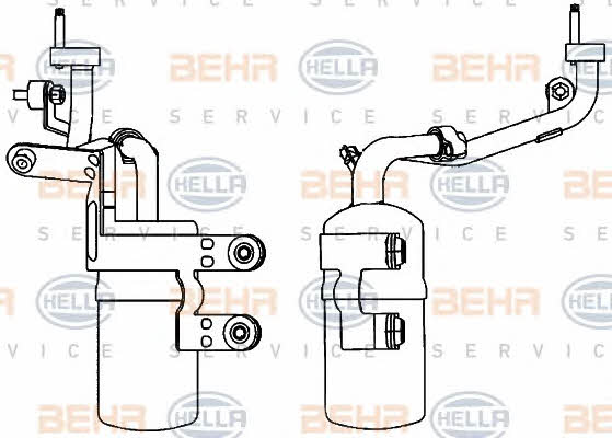 Behr-Hella 8FT 351 335-261 Dryer, air conditioner 8FT351335261