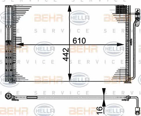Behr-Hella 8FC 351 317-481 Cooler Module 8FC351317481