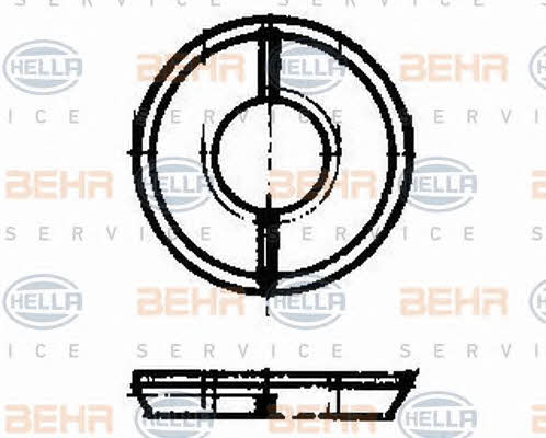 Coolant pipe Behr-Hella 9GS 351 191-451