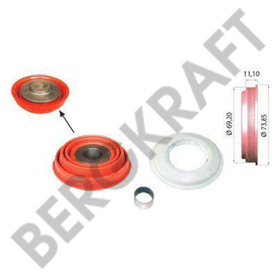 Berg kraft BK1600104AS Repair Kit, brake caliper BK1600104AS