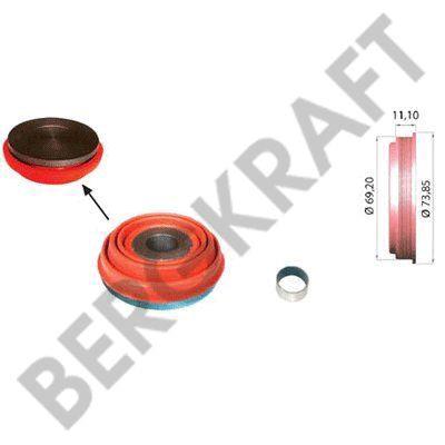 Berg kraft BK1600008AS Repair Kit, brake caliper BK1600008AS