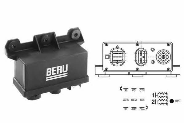 Beru GR063 Glow plug relay GR063