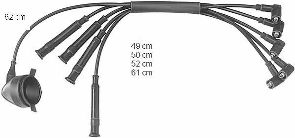 Beru ZE575 Ignition cable kit ZE575