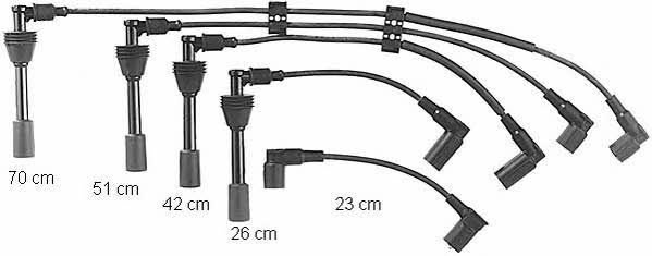 Beru ZE586 Ignition cable kit ZE586