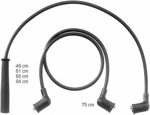  ZEF1001 Ignition cable kit ZEF1001