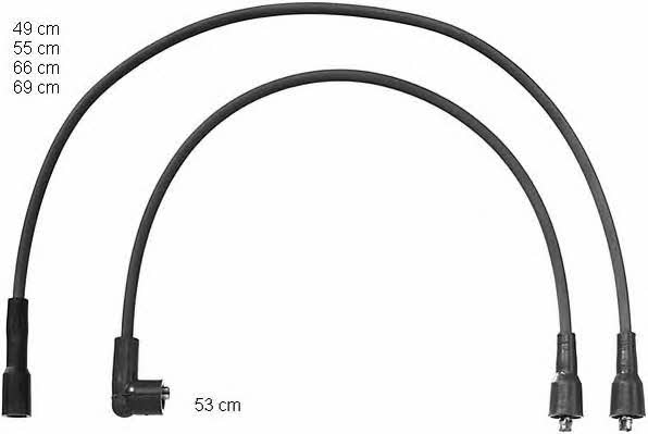  ZEF1021 Ignition cable kit ZEF1021