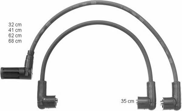  ZEF1023 Ignition cable kit ZEF1023