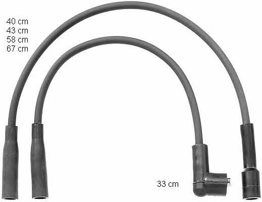  ZEF1060 Ignition cable kit ZEF1060