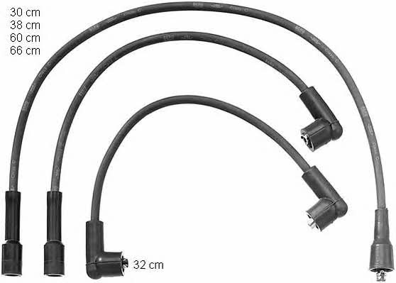 Beru ZEF1061 Ignition cable kit ZEF1061