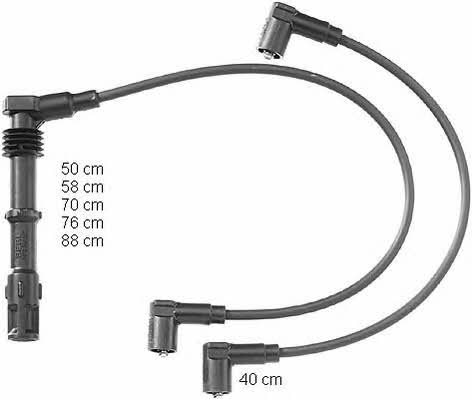 Beru ZEF1127 Ignition cable kit ZEF1127