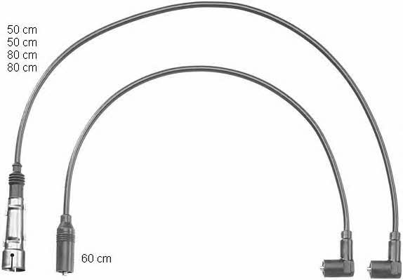 Beru ZEF1150 Ignition cable kit ZEF1150