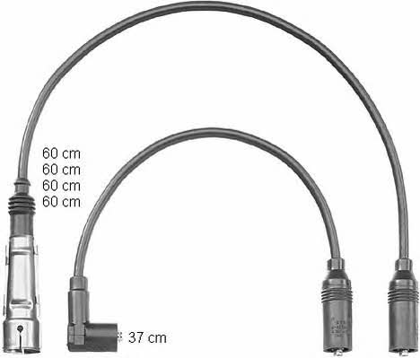 Beru ZEF1194 Ignition cable kit ZEF1194