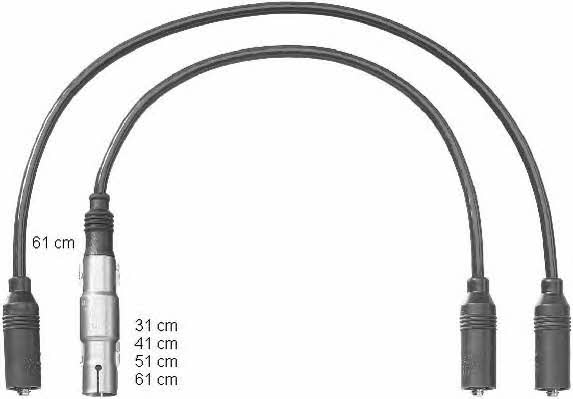  ZEF1222 Ignition cable kit ZEF1222